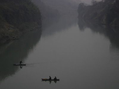 Ferries On Yangtze River, China by Ryan Ross Pricing Limited Edition Print image