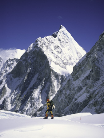 Mountain Peak In Sight, Western Comb, Nepal by Michael Brown Pricing Limited Edition Print image