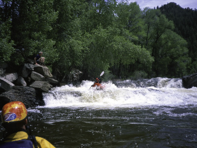 Whitewater Kayaking, Usa by Michael Brown Pricing Limited Edition Print image