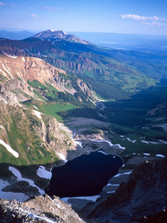 Mountain Landscape In Spring With Rests Of Winter Snow, Colorado by Michael Brown Pricing Limited Edition Print image