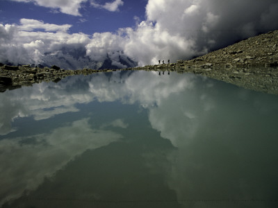 Climbing By Lake, Switzerland by Michael Brown Pricing Limited Edition Print image