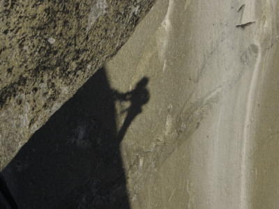 Climbers Shadow On The Rock by Michael Brown Pricing Limited Edition Print image