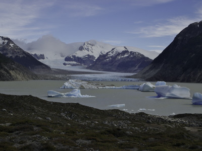 Glaciers On Lake, Chile by Michael Brown Pricing Limited Edition Print image