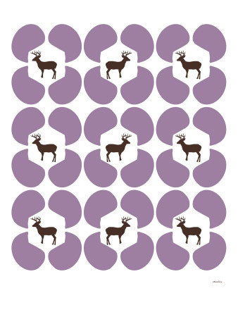 Purple Deer Hoof by Avalisa Pricing Limited Edition Print image