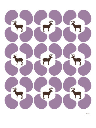 Purple Deer Hoof by Avalisa Pricing Limited Edition Print image