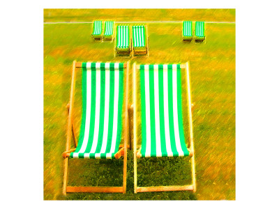 Hyde Park Deck Chairs, London by Tosh Pricing Limited Edition Print image