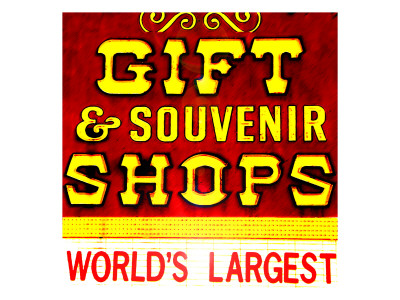 Gift Shop, Las Vegas by Tosh Pricing Limited Edition Print image