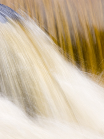 The Arklet Water In Spate, Stirlingshire, Scotland, Uk, 2007 by Niall Benvie Pricing Limited Edition Print image