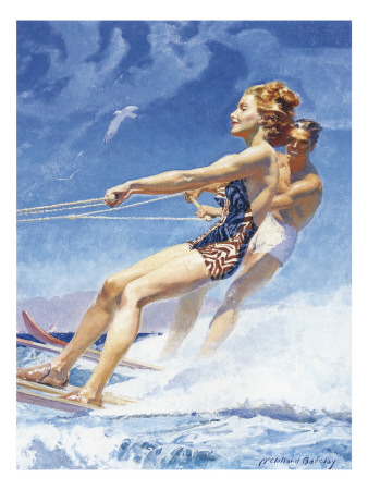 Water-Ski by Barclay Mcclelland Pricing Limited Edition Print image