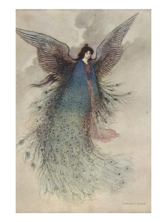The Moon Maiden by Warwick Goble Pricing Limited Edition Print image