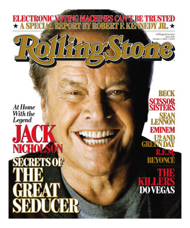 Jack Nicholson, Rolling Stone No. 1010, October 5, 2006 by Matthew Rolston Pricing Limited Edition Print image