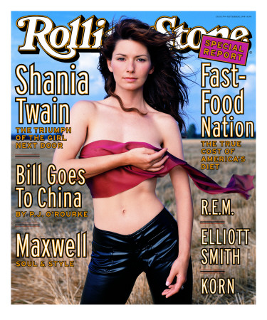 Shania Twain, Rolling Stone No. 794, September 1998 by Mark Seliger Pricing Limited Edition Print image