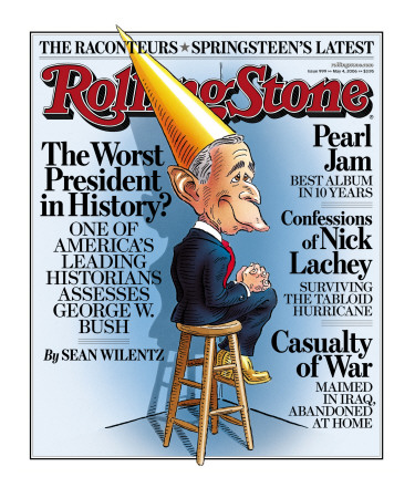 George W. Bush, Rolling Stone No. 999, May 2006 by Robert Grossman Pricing Limited Edition Print image