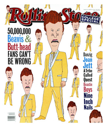 Beavis And Butthead , Rolling Stone No. 678, March 1994 by Mike Judge Pricing Limited Edition Print image