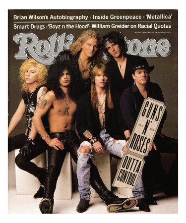 Guns 'N Roses, Rolling Stone No. 612, September 5, 1991 by Herb Ritts Pricing Limited Edition Print image