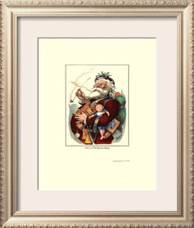 Merry Old Santa Claus by Thomas Nast Pricing Limited Edition Print image