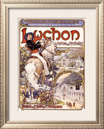 Luchon by Alphonse Mucha Pricing Limited Edition Print image
