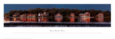Boat House Row by James Blakeway Pricing Limited Edition Print image