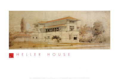 Isidore Heller House by Frank Lloyd Wright Pricing Limited Edition Print image