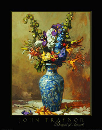 Bouquet Of Annuals by John Traynor Pricing Limited Edition Print image