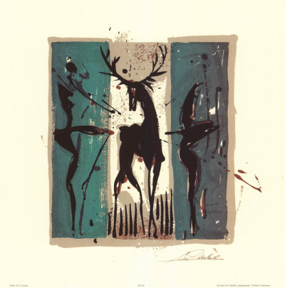 Deer by Alfred Gockel Pricing Limited Edition Print image