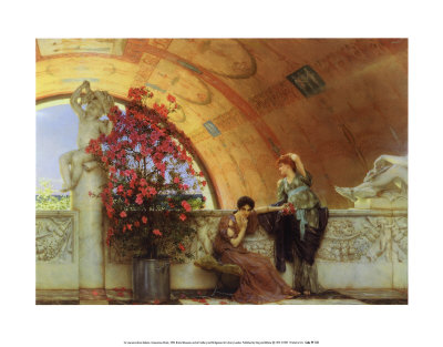 Unconscious Rivals, 1893 by Sir Lawrence Alma-Tadema Pricing Limited Edition Print image