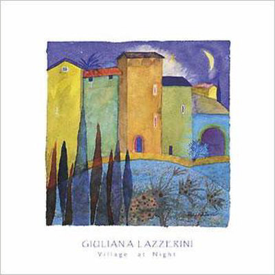 Village At Night by Giuliana Lazzerini Pricing Limited Edition Print image