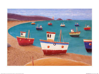 Aquamarine Bay by Simon Hart Pricing Limited Edition Print image