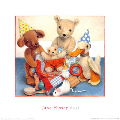 Party Hats by Jane Hissey Pricing Limited Edition Print image