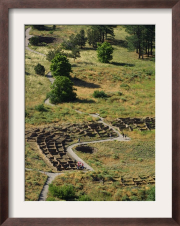 13Th Century Tyuonyi Pueblo Ruins by Pat Vasquez-Cunningham Pricing Limited Edition Print image