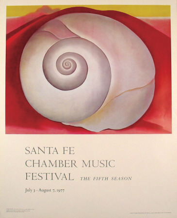 White Shell With Red by Georgia O'keeffe Pricing Limited Edition Print image