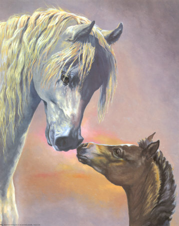 Horse Kisses by Gail Rein Pricing Limited Edition Print image