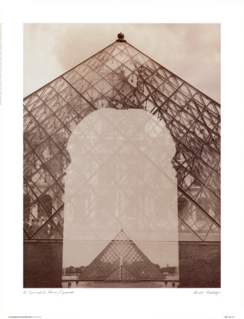 Pyramide Du Louvre by Carol Bishop Pricing Limited Edition Print image