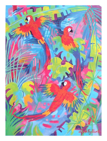 Tropical Plumage by Linda Fay Powell Pricing Limited Edition Print image