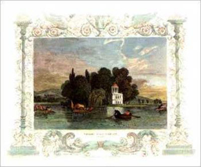 Island Near Henley by William Tombleson Pricing Limited Edition Print image