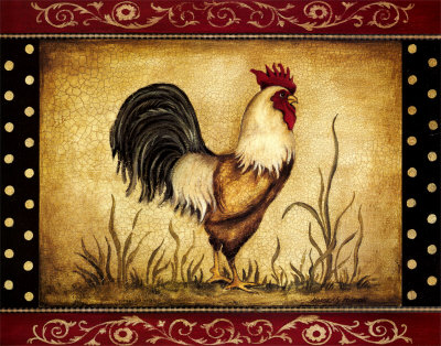 Cock-A-Doodle-Doo by Kimberly Poloson Pricing Limited Edition Print image