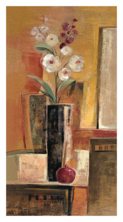 Pomegranate And Orchids by Silvia Vassileva Pricing Limited Edition Print image