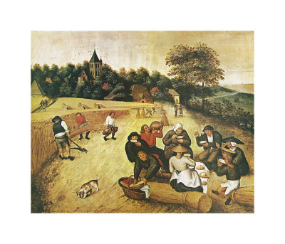 The Harvesters' Meal by Pieter Bruegel The Elder Pricing Limited Edition Print image