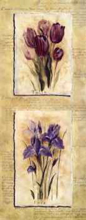 Tulips And Iris by Richard Henson Pricing Limited Edition Print image