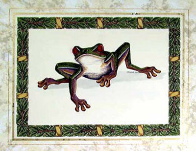 Tropical Sun Frog Ii by Elizabeth Herr Pricing Limited Edition Print image