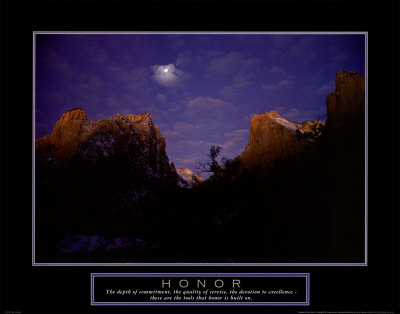 Honor: Zion Moon by Sharon Woodruff Pricing Limited Edition Print image