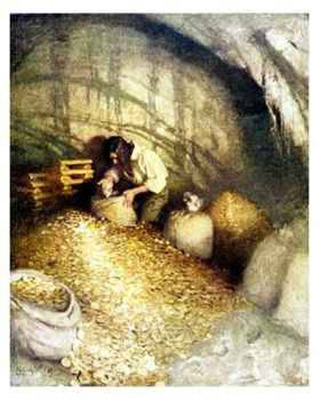 Treasure Cave by Newell Convers Wyeth Pricing Limited Edition Print image