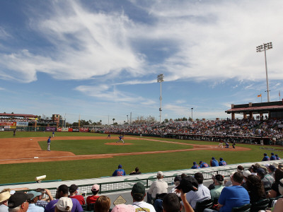 Chicago Cubs V San Francisco Giants, Scottsdale, Az - March 01: Ryan Dempster And Freddy Sanchez by Christian Petersen Pricing Limited Edition Print image