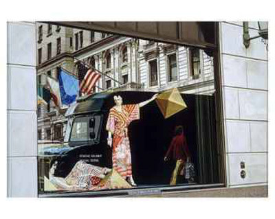 Bergdorf With Flags by Tom Blackwell Pricing Limited Edition Print image