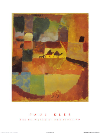 With Two Dromedaries And A Donkey by Paul Klee Pricing Limited Edition Print image