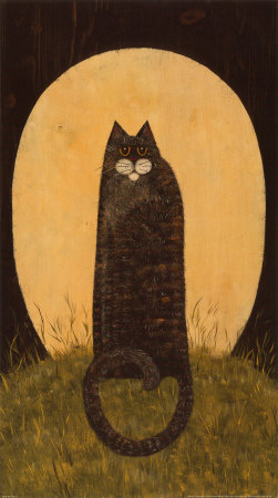 Night Cat by Lisa Hilliker Pricing Limited Edition Print image