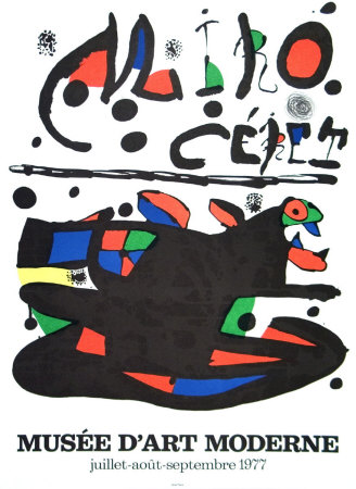 Musee De Ceret, 1977 by Joan Miró Pricing Limited Edition Print image