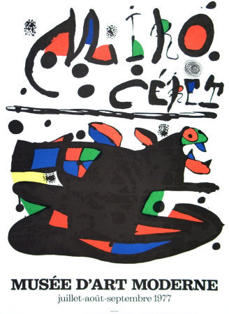 Musee De Ceret, 1977 by Joan Miro Pricing Limited Edition Print image