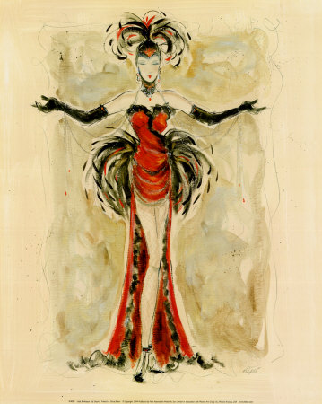 Lady Burlesque I by Karen Dupré Pricing Limited Edition Print image