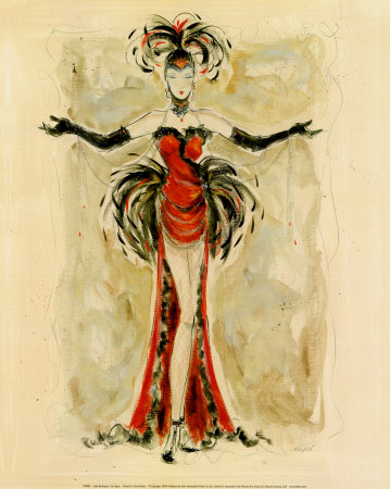 Lady Burlesque I by Karen Dupre Pricing Limited Edition Print image